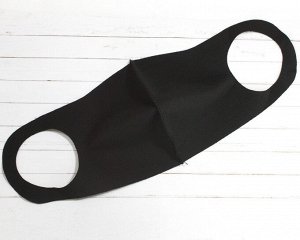 Защитная маска многоразовая Черная F7852