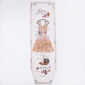 Чехол для гладильной доски Nika, 130x42 см, с поролоном, МИКС
