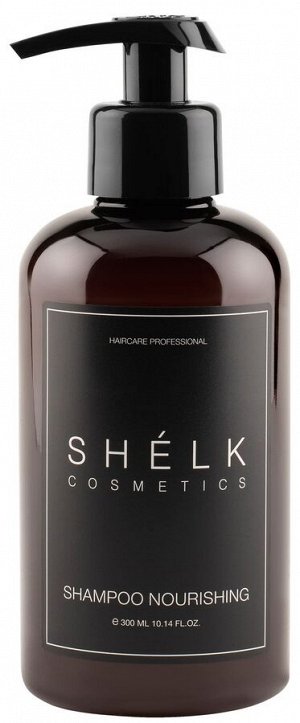 SHELK Cosmetics, Shampoo Nourishing, Шампунь питательный для нормальной кожи, 300 мл, Шелк