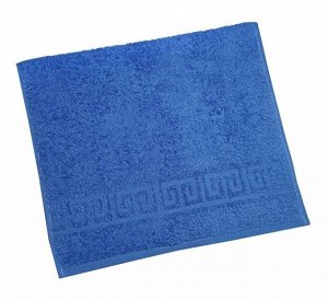Махровое гладкокрашенное полотенце 40*70 см (Васильковый)