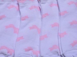 Носки для детей "Bow coral", цвет Коралловый