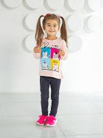 Туники для девочек &quot;Picture coral&quot;, цвет Коралловый