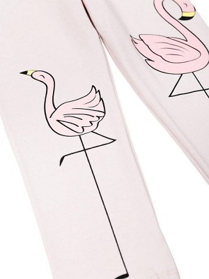 Лосины для девочек "Flamingo beige", цвет Бежевый