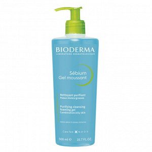 Биодерма Очищающий гель для жирной и проблемной кожи, 500 мл (Bioderma, Sebium)