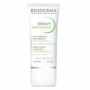 Bioderma Sebium Матирующий крем для лица для жирной кожи против жирного блеска Биодерма Себиум 30 мл