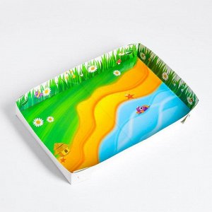 Тактильная коробочка «Создай свой зоопарк», с растущими игрушками