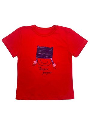 Фуфайка Ткань: Кулирка. 100% хлопок Веселая футболочка с бантиками, из кулирной глади.