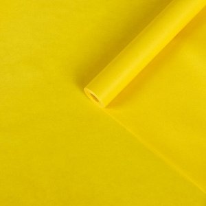 Подарочная крафт бумага в рулоне "Жёлтая"