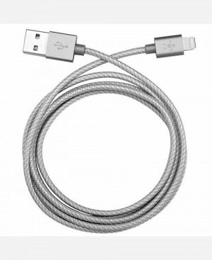 USB кабель для iPhone 5 и выше плетеный 2А, 1 метр 9046308