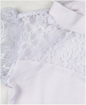 Белая школьная водолазка(блузка) для девочки Цвет: белый