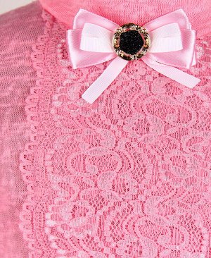 Школьная водолазка (блузка) для девочки,розовый Цвет: розовый