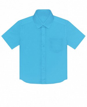 Бирюзовая рубашка для мальчика Цвет: бирюзовый