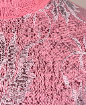 Радуга дети Розовая школьная водолазка (блузка) для девочки Цвет: розовый