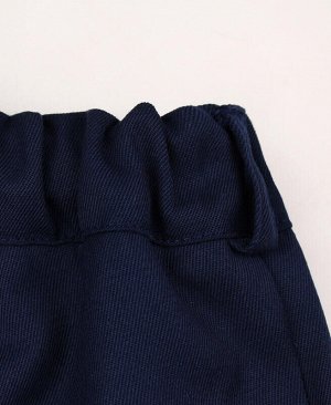 Синие брюки для мальчика Цвет: синий