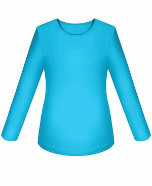 Бирюзовый джемпер (блузка) для девочки Цвет: бирюзовый