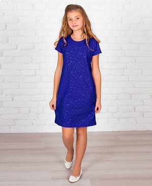 Синее платье для девочки Цвет: синий