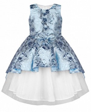 Нарядное голубое платье для девочки Цвет: Голубой