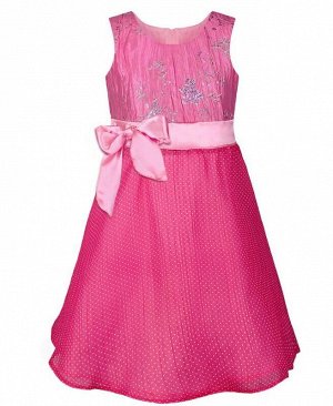 Радуга дети Малиновое нарядное платье для девочки Цвет: малиновый