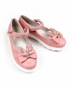 Туфли розовые для девочки Цвет: розовый