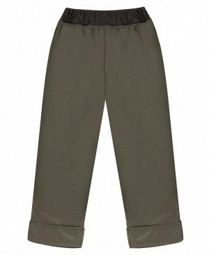 Серые брюки для девочки Цвет: серый