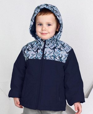 Куртка для мальчика на осень-весну Цвет: т.синий