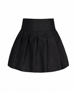 Школьная серая юбка для девочки Цвет: тёмно-серый