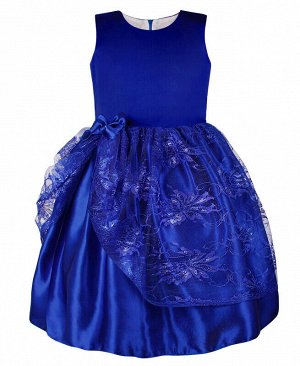 Радуга дети Синее нарядное платье для девочки Цвет: синий