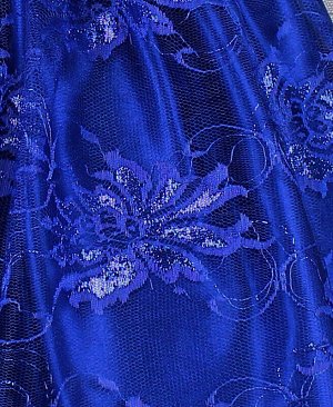 Радуга дети Синее нарядное платье для девочки Цвет: синий