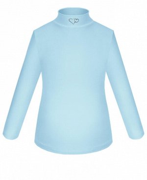 Школьна голубая блузка для девочки Цвет: голубой