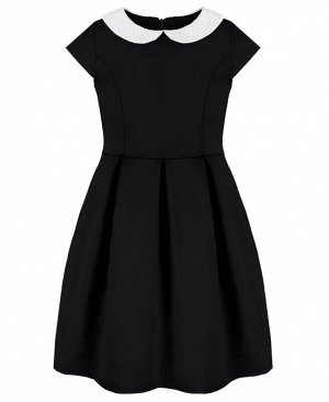 Черное школьное платье для девочки Цвет: черный