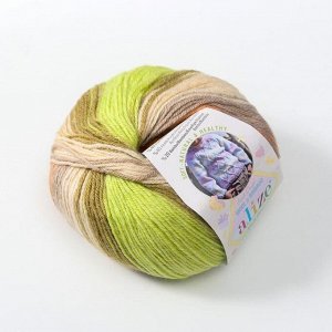 Пряжа "Baby Wool Batik" 40% шерсть, 40% акрил, 20% бамбук 175м/50гр (5559)
