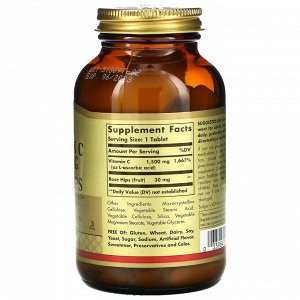 Solgar, витамин C с плодами шиповника, 1500 мг, 90 таблеток