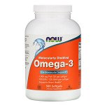 Now Foods, Омега-3, очищенная на молекулярном уровне, 500 капсул