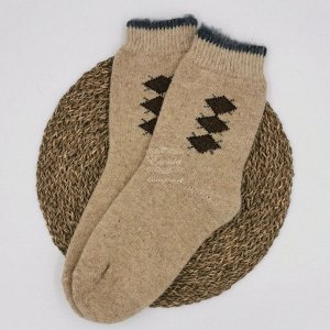 Мужские носки круговой вязки с рисунком