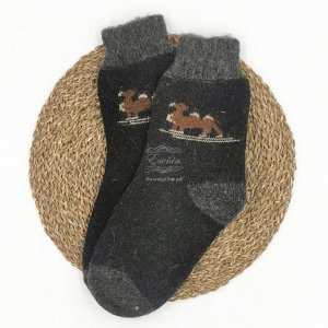 Мужские носки круговой вязки с рисунком