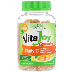 21st Century, VitaJoy, дневная доза витамина C, 60 вегетарианских жевательных таб