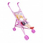 Bady Cart Коляска трость с куклой (пласт) возраст 3+