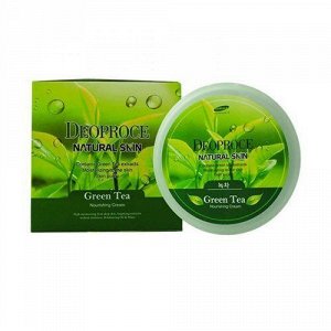 Питательный крем с экстрактом зеленого чая Deoproce Natural Skin Green Tea Nourishing Cream, 100г