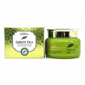 Увлажняющий и тонизирующий крем с экстрактом зеленого чая Deoproce Premium Green Tea Total Solution