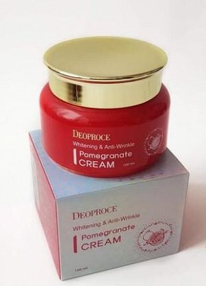 Крем для лица антивозрастной Deoproce Whitening & Anti-Wrinkle Pomegranate Cream, Ю.Корея, 100мл