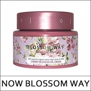 Крем для кожи с экстрактом оливкового масла Now Blossom Way Cherry Blossom Oil Cream, Ю.Корея, 100 м