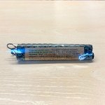 Свеча из вощины набор 3 свечи с травой Шалфей (чёрный) 13*1,3 см