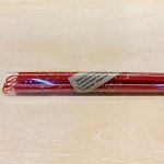 Свеча из вощины набор 3 свечи с травой (красный) ЗВЕРОБОЙ И АНГЕЛИКА 21*1,1 см (более 1,5 часов)