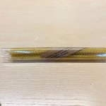 Свеча из вощины набор 3 свечи с травой Зверобой 21*1,1 см (более 1,5 часов)