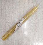 Свеча из вощины набор 3 свечи с травой МЯТА 21*1,1 см (более 1,5 часов)