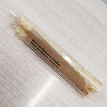 Свеча из вощины ДВОЙНОГО действия, набор 3 шт., с травой (белая) Иван-да-Марья и Берёза 13*1,3 см