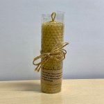 Свеча из вощины с травой неокр. ЧИСТОТЕЛ 13*3,5 см (около 2 часов)