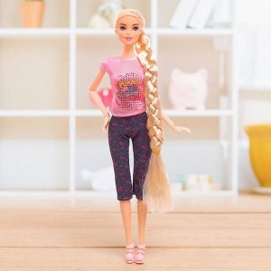 Кукла модель шарнирная «Эмма» в платье, МИКС