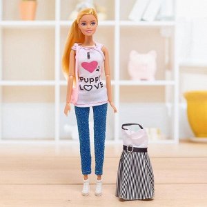 Кукла модель шарнирная «Лиза», с аксессуарами, МИКС
