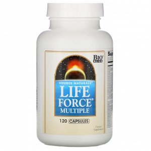 Source Naturals, Мультивитамины Life Force, 120 капсул